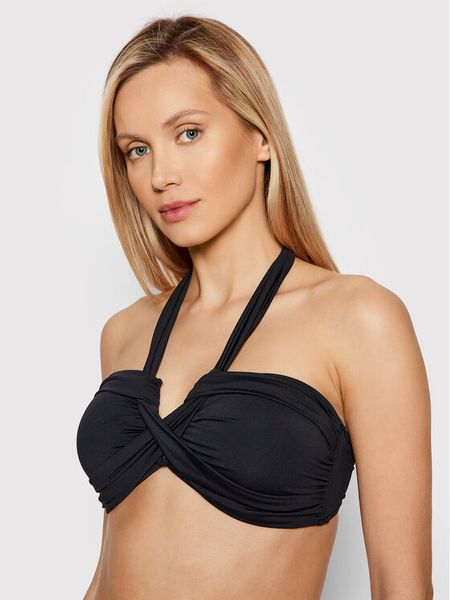 Seafolly Góra od bikini Halter 33816-942 Czarny. Czarne bikini damskie Seafolly, bez wzorów. Za 219.99 zł.