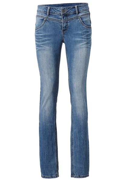Heine Dżinsy - Slim fit - w kolorze niebieskim rozmiar: 42. Niebieskie jeansy damskie Heine. Za 126.45 zł.