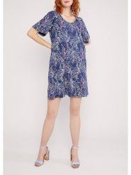 Blutsgeschwister Sukienka "Fly Little Bird" w kolorze granatowym rozmiar: XL. Niebieskie sukienki damskie Blutsgeschwister, na imprezę, s, bez wzorów, z wiskozy, klasyczne, bez kołnierzyka, bez ramiączek, mini. Za 152.62 zł.