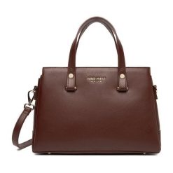 Torebka Nine West. Brązowe torebki klasyczne damskie Nine West, bez wzorów, bez dodatków. Za 279.99 zł.