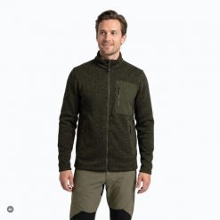 Bluza polarowa męska KADVA Wanderleaf. Zielone bluzy z kapturem męskie KADVA, l, z dzianiny. Za 149.99 zł.