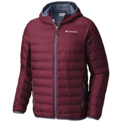 COLUMBIA Kurtka męska Lake 22 Down Hooded Jacket Red Element M. Czerwone kurtki treningowe męskie Columbia, m, bez wzorów, z puchu. W wyprzedaży za 419.00 zł.