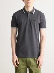 Hugo Boss Underwear Koszulka polo w kolorze antracytowym rozmiar: L. Czarne koszulki polo męskie Hugo Boss Underwear, l, bez wzorów, z bawełny, bez ramiączek. Za 259.45 zł.