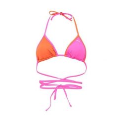 Bikini góra biustonosz Puma Swim Women Wrap Triangle 1P różowy (938065-02). Brązowe bikini damskie Puma, bez wzorów. Za 99.00 zł.