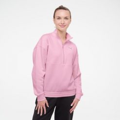 Bluza damska Puma Gym & Pilates. Czerwone bluzy bez kaptura damskie Puma, m, z bawełny. Za 179.99 zł.