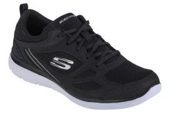 Buty sportowe Sneakersy damskie, Skechers Summits Suited. Białe buty sportowe na co dzień damskie Skechers, bez wzorów, z materiału, trekkingowe. Za 199.00 zł.
