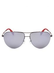 Adidas Okulary przeciwsłoneczne unisex w kolorze srebrno-błękitnym rozmiar: 58. Niebieskie okulary przeciwsłoneczne damskie Adidas. Za 228.21 zł.