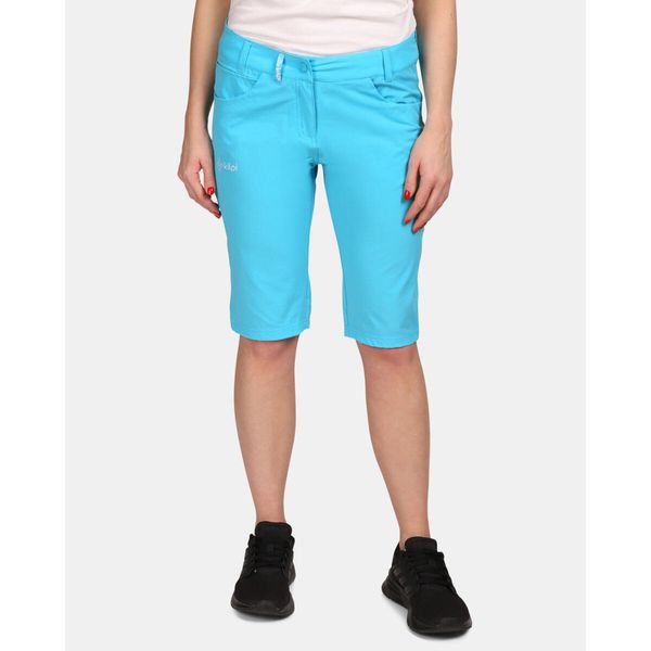 Damskie szorty outdoorowe Kilpi SYLANE-W. Niebieskie szorty damskie Kilpi, bez wzorów, z nylonu, sportowe. Za 215.49 zł.