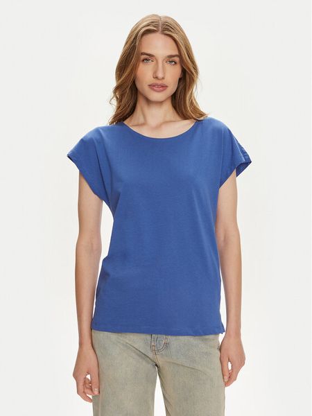 ONLY Bluzka May 15286933 Niebieski Regular Fit. Niebieskie bluzki damskie Only, s, bez wzorów, z bawełny, bez ramiączek. Za 74.99 zł.