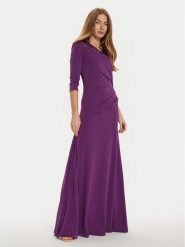 Rinascimento Sukienka koktajlowa CFC0121168003 Fioletowy Slim Fit. Fioletowe sukienki damskie RINASCIMENTO, m, bez wzorów, z syntetyku, wizytowe, bez kołnierzyka, bez ramiączek. Za 689.99 zł.