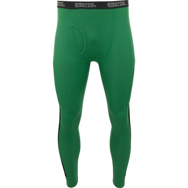 Nordblanc Męskie Spodnie Termiczne Zielone XL. Zielone spodnie materiałowe męskie ZIP BAITS, bez wzorów. Za 118.83 zł.
