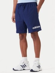 Adidas Szorty sportowe Essentials Linear JE9013 Granatowy Regular Fit. Niebieskie szorty męskie Adidas, bez wzorów, z bawełny, sportowe. Za 138.99 zł.