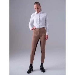 Damska koszula jeździecka z długim rękawem PS of Sweden Rebecca. Białe koszule damskie PS OF SWEDEN, xl, bez wzorów, z bawełny, eleganckie, bez kołnierzyka, bez ramiączek. Za 431.60 zł.