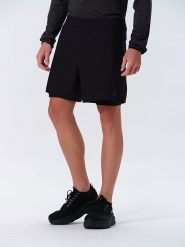 Rukka Szorty funkcyjne 2w1 "Maaninka" w kolorze czarnym rozmiar: XL. Czarne szorty męskie RUKKA, bez kołnierzyka. Za 96.60 zł.