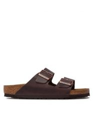 Birkenstock Klapki Arizona 0052533 Brązowy. Brązowe klapki damskie Birkenstock, bez wzorów, ze skóry, bez obcasa. Za 439.99 zł.