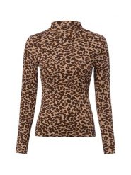 Marie Lund koszulka z długim rękawem Kobiety Bawełna (100%) brązowy, M. Brązowe t-shirty damskie Marie Lund, m, bez wzorów, z bawełny, bez kołnierzyka. Za 149.95 zł.
