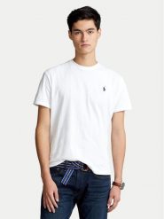 Polo Ralph Lauren T-Shirt 710707087003 Biały Classic Fit. Białe koszulki polo męskie Polo Ralph Lauren, m, bez wzorów, z bawełny, bez ramiączek. Za 369.99 zł.
