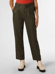 MOS MOSH Spodnie Kobiety Bawełna zielony, 38. Zielone spodnie materiałowe damskie Mos Mosh, bez wzorów, z bawełny, eleganckie. Za 429.95 zł.
