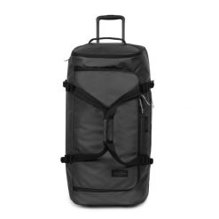 Torba podróżna Eastpak Duffel Pack Wheel M. Czarne torebki klasyczne damskie Eastpak, bez wzorów, z materiału, duże, bez dodatków. Za 894.50 zł.