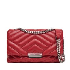 Torebka Armani Exchange. Czerwone listonoszki damskie Armani Exchange, bez wzorów, bez dodatków. Za 809.99 zł.