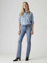 Levi's Dżinsy - Shaping Boot fit - w kolorze błękitnym rozmiar: W30/L32. Niebieskie jeansy damskie Levi's. Za 206.42 zł.
