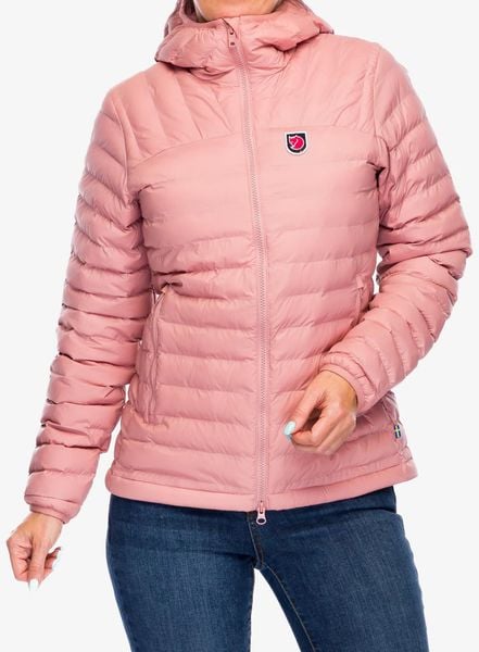 Kurtka ocieplana damska Fjallraven Expedition Latt Hoodie. Czerwone kurtki damskie Fjällräven, na zimę, s, bez wzorów, z materiału, bez kaptura. Za 959.99 zł.