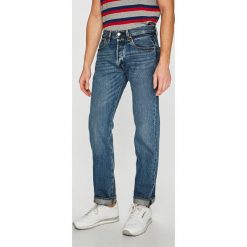 Levi's - Jeansy 501. Niebieskie jeansy męskie Levi's. W wyprzedaży za 199.90 zł.