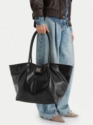 Nine West Torebka CEO-Corsia-LA374-5201 Czarny. Czarne torebki klasyczne damskie Nine West, bez wzorów, z materiału, bez dodatków. Za 269.99 zł.