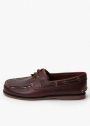 Mokasyny męskie Timberland Classic Boat 2 Eye. Brązowe mokasyny męskie Timberland, na lato, z gumy. Za 519.99 zł.