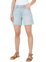 Pepe Jeans Szorty dżinsowe w kolorze błękitnym rozmiar: W29. Niebieskie szorty damskie Pepe Jeans, z aplikacjami, z jeansu, klasyczne, z podwyższonym stanem. Za 140.53 zł.