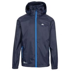 Trespass Qikpac X - Kurtka unisex Packaway Granatowo-Niebieska. Niebieskie kurtki męskie Trespass, bez wzorów, sportowe, bez kaptura. W wyprzedaży za 237.05 zł.