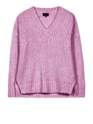 Herrlicher Sweter w kolorze różowym rozmiar: XS. Różowe swetry klasyczne damskie Herrlicher, xs, ze splotem, bez kołnierzyka. Za 100.99 zł.