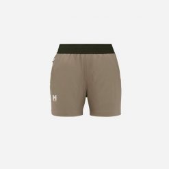 Spodenki turystyczne damskie Millet Wanaka Stretch Short III czarny. Brązowe szorty damskie Millet, bez wzorów, sportowe. W wyprzedaży za 228.10 zł.