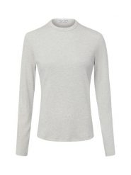 Marie Lund koszulka z długim rękawem Kobiety Bawełna szary, L. Szare t-shirty damskie Marie Lund, l, bez wzorów, z bawełny, bez kołnierzyka. Za 99.95 zł.