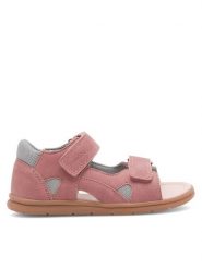 Lasocki Kids Sandały LINEA CI12-LINEA-02(III)DZ Różowy. Czerwone sandały dziewczęce Lasocki Kids, ze skóry, bez zapięcia. Za 99.99 zł.