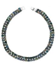 Pearline Naszyjnik z pereł w kolorze tahiti - dł. 40 cm rozmiar: onesize. Niebieskie naszyjniki damskie Pearline. Za 404.99 zł.