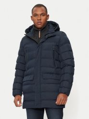 Geox Kurtka zimowa M4628L T3128 F1624 Granatowy Regular Fit. Niebieskie kurtki męskie Geox, na zimę, l, bez wzorów, z syntetyku, bez kaptura. Za 919.99 zł.