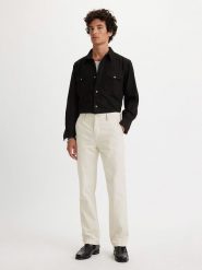 Levi´s Spodnie chino w kolorze beżowym rozmiar: W29/L32. Brązowe spodnie materiałowe męskie z aplikacjami, z bawełny. Za 127.35 zł.