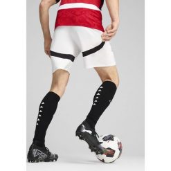 Męskie szorty Egipt 2025 PUMA White Black. Białe szorty męskie Puma, bez kołnierzyka. Za 199.00 zł.