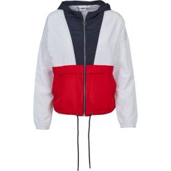 Damska klasyczna miejska trójkolorowa parka oversize. Białe parki damskie Urban Classics, na zimę, bez wzorów. Za 162.00 zł.