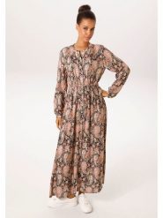 Aniston Sukienka w kolorze jasnoróżowo-czarnym rozmiar: 42. Brązowe sukienki damskie Aniston, bez wzorów, z wiskozy, bez kołnierzyka, bez ramiączek, maxi. Za 252.99 zł.