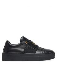 Elisabetta Franchi Sneakersy Low Cut Velcro F4A9-E0355-1251 S Czarny. Czarne buty sportowe dziewczęce Elisabetta Franchi, bez wzorów, ze skóry, bez zapięcia. Za 969.99 zł.