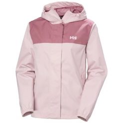 Damska kurtka wodoodporna Helly Hansen Vancouver. Czerwone kurtki damskie Helly Hansen, na lato, uniwersalny, bez wzorów, z poliamidu, bez kaptura. Za 504.50 zł.