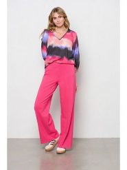 &Co Woman Bluzka "Eden" ze wzorem rozmiar: M. Czarne bluzki damskie &Co Woman, m, bez wzorów, bez kołnierzyka, bez ramiączek. Za 87.40 zł.