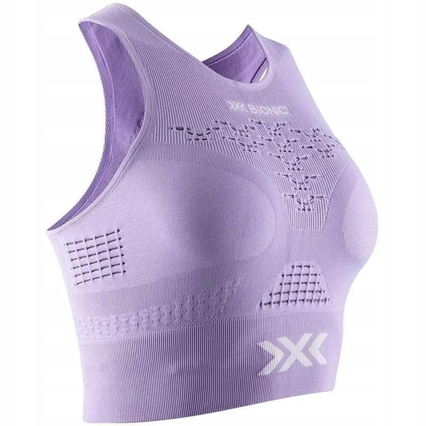 Top damski X-Bionic ENERGIZER 4.0 FITNESS P028. Fioletowe topy sportowe damskie X BIONIC, m, bez wzorów, bez ramiączek. Za 459.99 zł.
