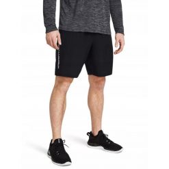Spodenki Męskie Treningowe Under Armour Lekkie Tech Woven Wordmark Xs. Czarne szorty męskie Under Armour, bez kołnierzyka. Za 135.00 zł.