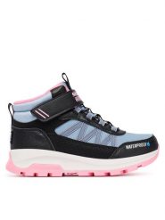 Skechers Śniegowce Storm Blazer 303493L BKLP Czarny. Czarne kozaki dziewczęce Skechers, ze skóry. Za 305.99 zł.