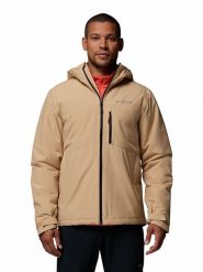 Columbia Kurtka funkcyjna "Explorer's Edge II" w kolorze beżowym rozmiar: XL. Brązowe kurtki outdoor męskie Columbia, s, bez wzorów, bez kaptura. Za 589.95 zł.