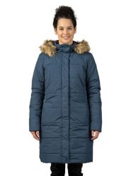 Hannah Płaszcz zimowy "Gema" w kolorze granatowym rozmiar: 38. Niebieskie płaszcze damskie Hannah, na zimę, bez wzorów, z puchu. Za 513.99 zł.