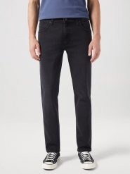Wrangler Dżinsy - Straight fit - w kolorze czarnym rozmiar: W30/L31. Czarne jeansy męskie Wrangler. Za 162.11 zł.